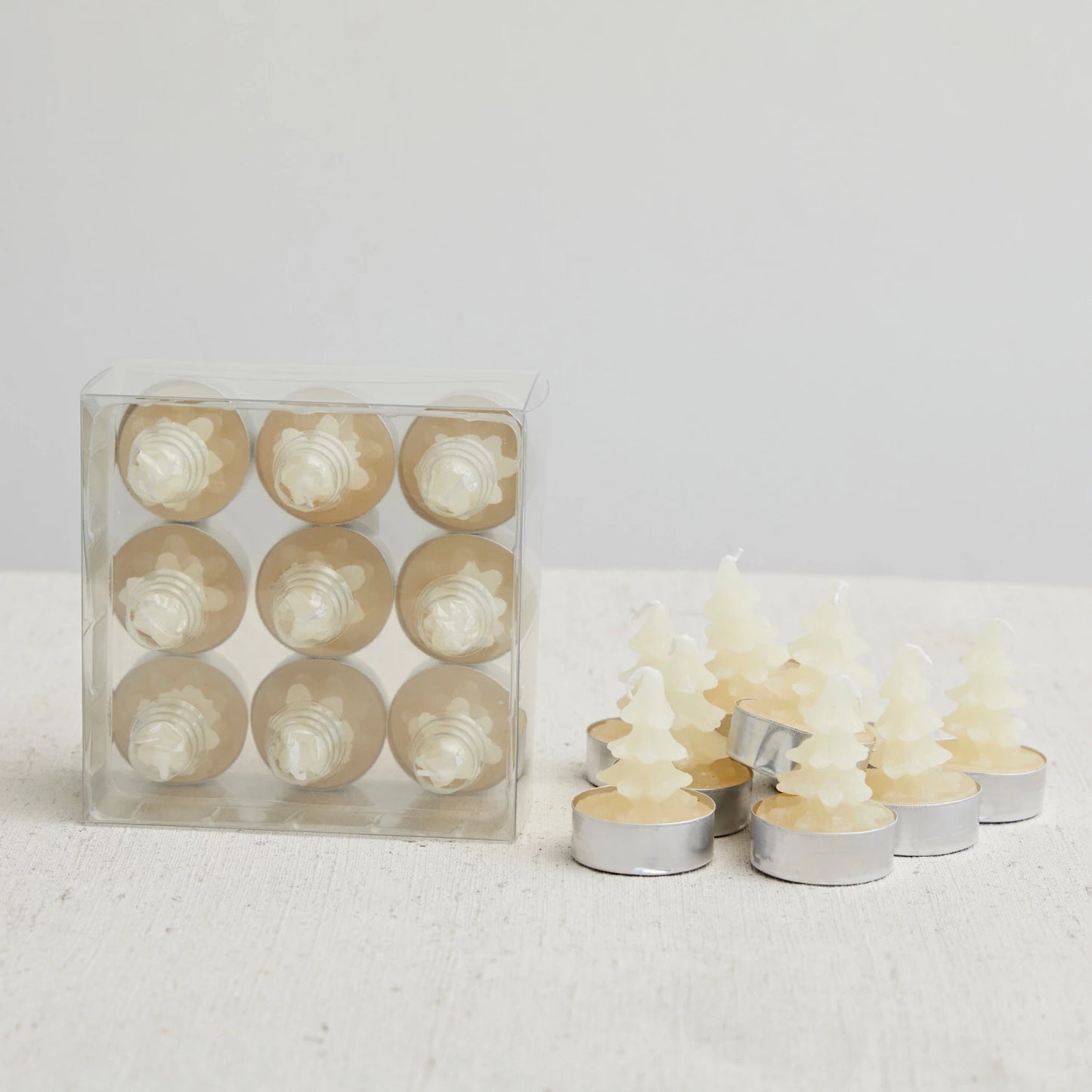 Christmas Tree Tea Light Set