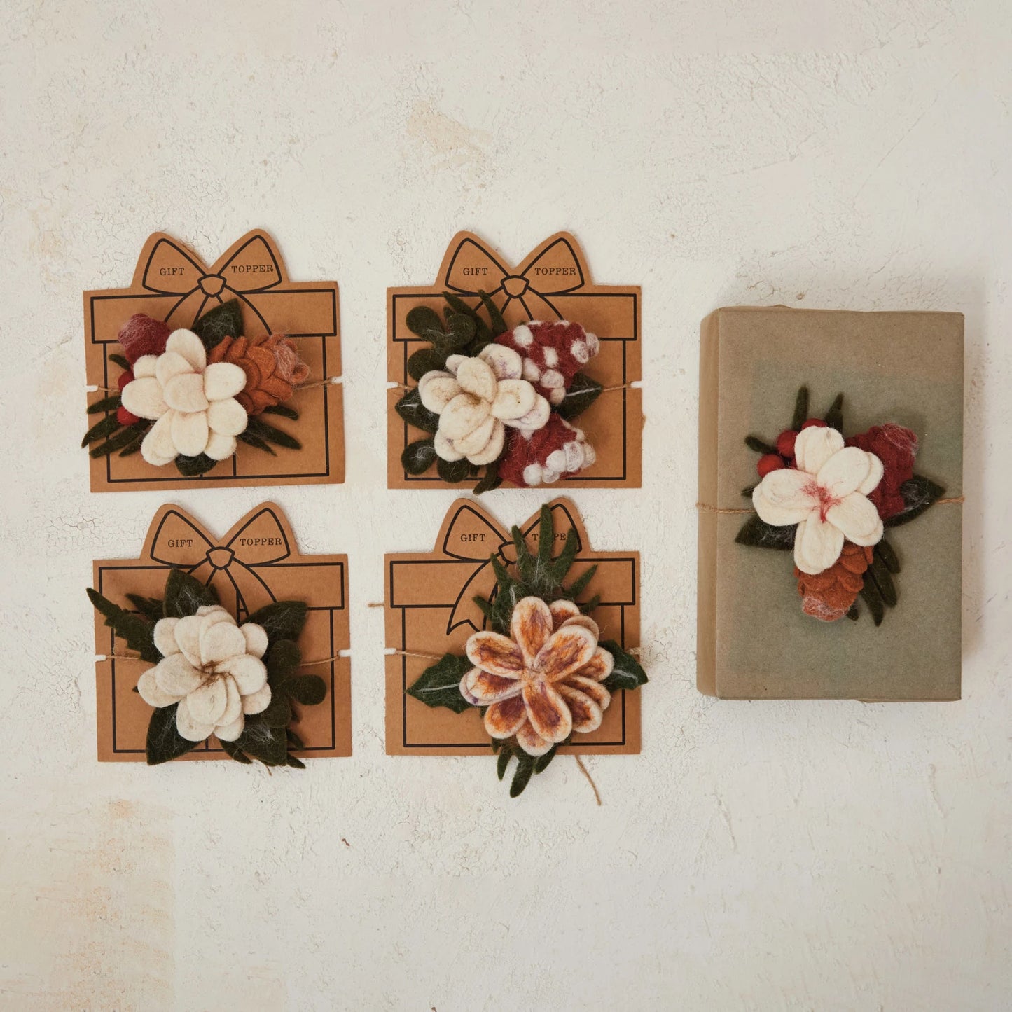 Velvet Gift Toppers