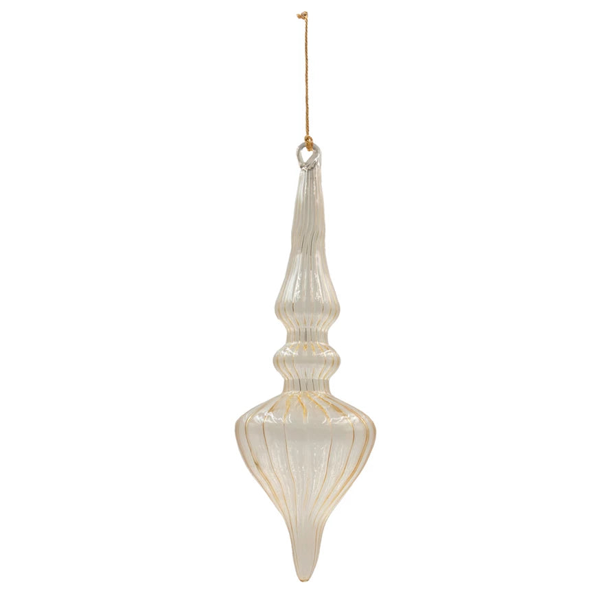 Blown Glass Finial Ornament