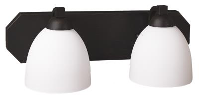 Victoria Matte Black Vanity Light