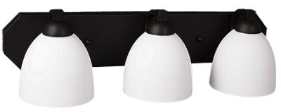 Victoria Matte Black Vanity Light