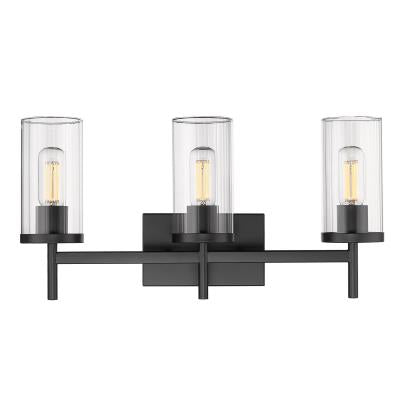 Kate Black Vanity Light