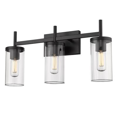 Kate Black Vanity Light