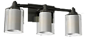 Saundra Matte Black Vanity Light