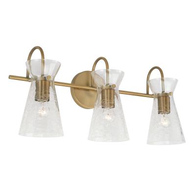 Misha Aged Brass Vanity Light
