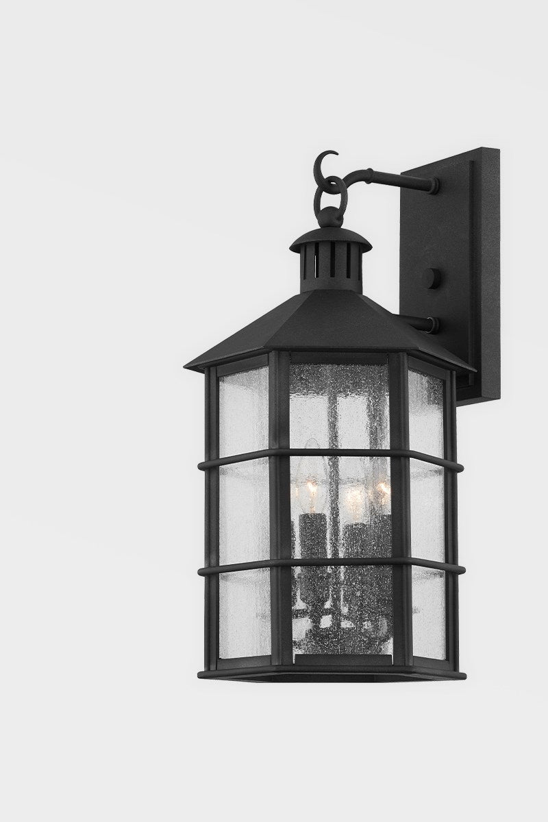 French Iron Outdoor Wall Sconce