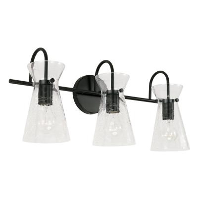 Misha Matte Black Vanity Light