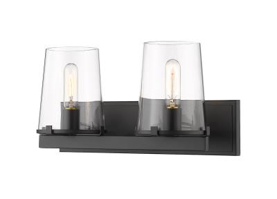 Cale Matte Black Vanity Light