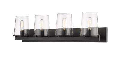 Cale Matte Black Vanity Light