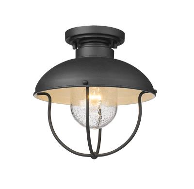 Ansel Black Outdoor Flush Mount