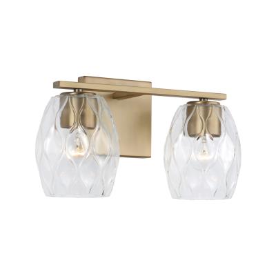 Luke Aged Brass Vanity Light
