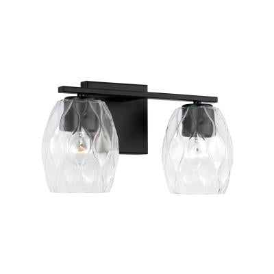 Luke Matte Black Vanity Light