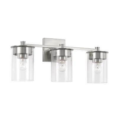 Dawson Brushed Nickel Vanity Light