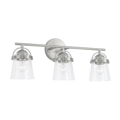 Mila Brushed Nickel Vanity Light
