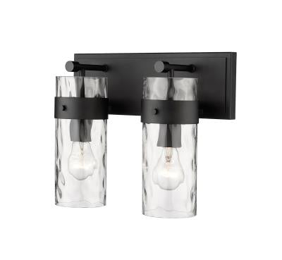 Frenchie Matte Black Vanity Light