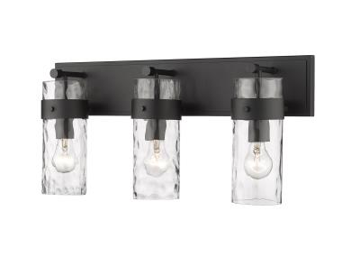 Frenchie Matte Black Vanity Light
