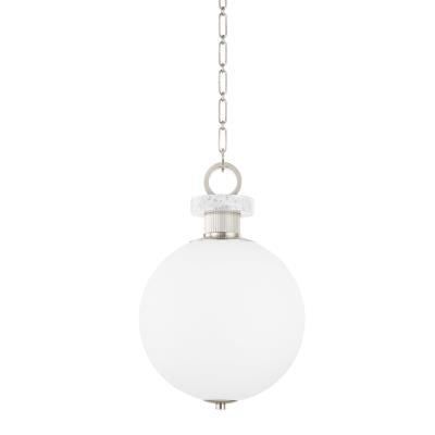 Haru Burnished Nickel Pendant