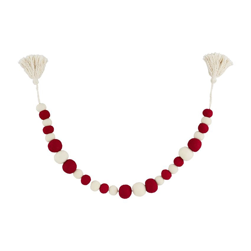 Felt Ball Garland