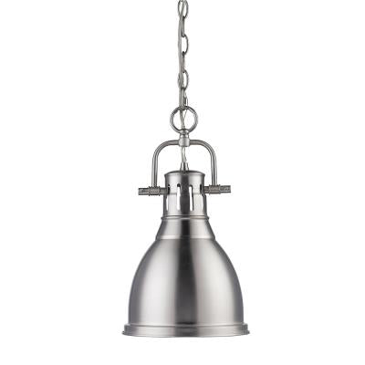 Dunbar Small Pewter Pendant Light