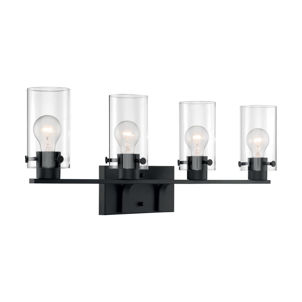 Sommer Matte Black Vanity Light