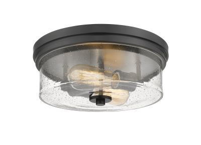 Bryant 2 Light Black Flush Mount