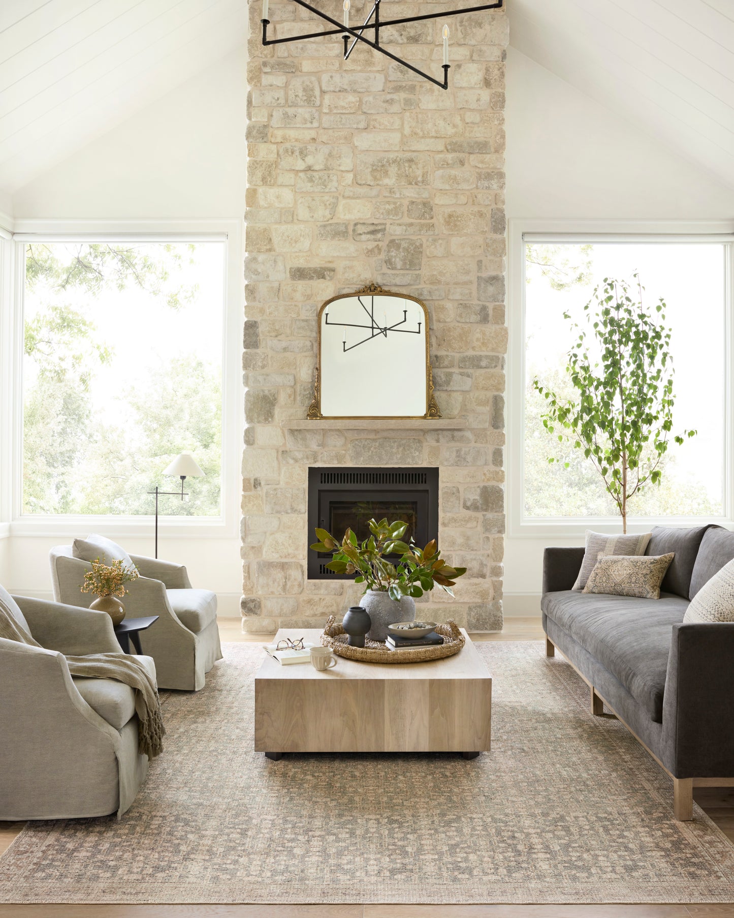 Aubrey Sage / Bark Rug