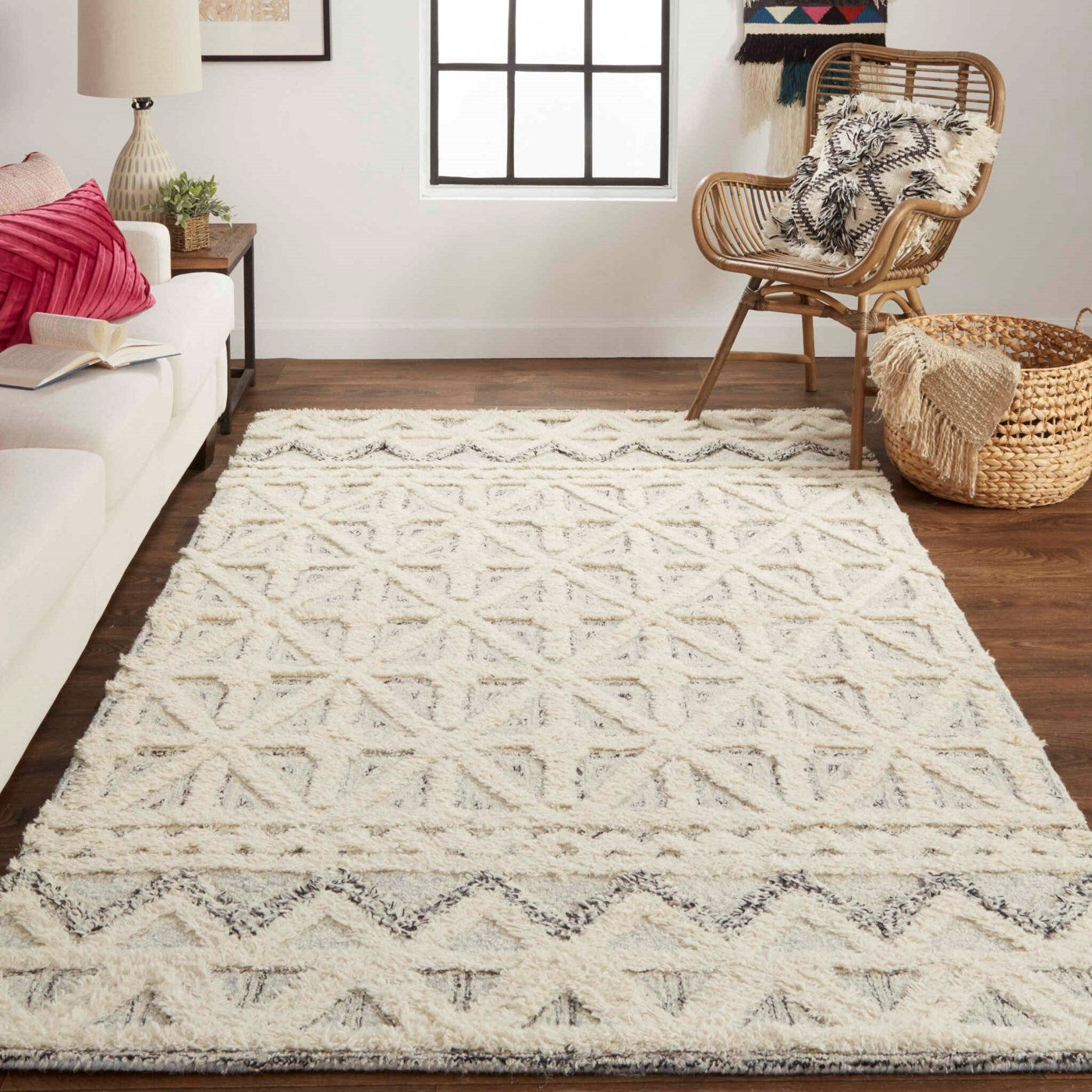 Anica Blue Ivory Rug