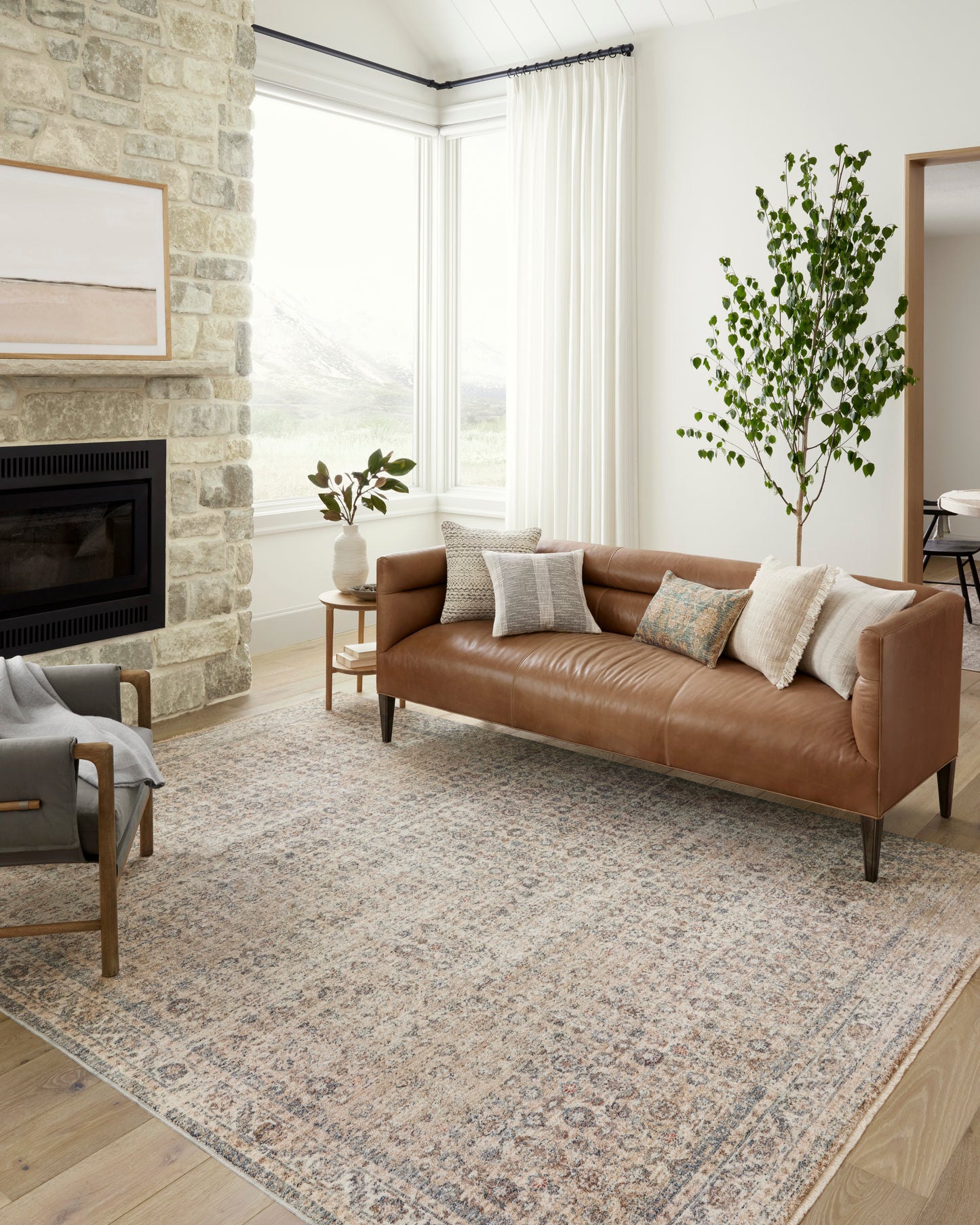 Blake Beige / Denim Rug