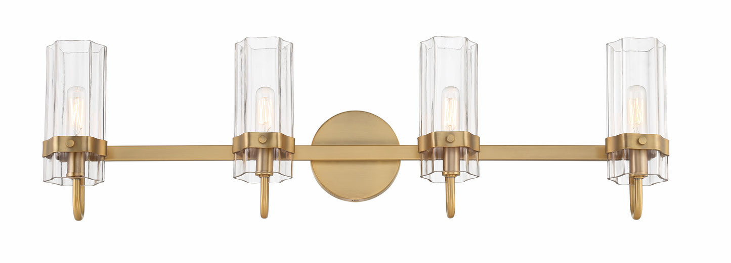 Tiffany Brass Vanity Light