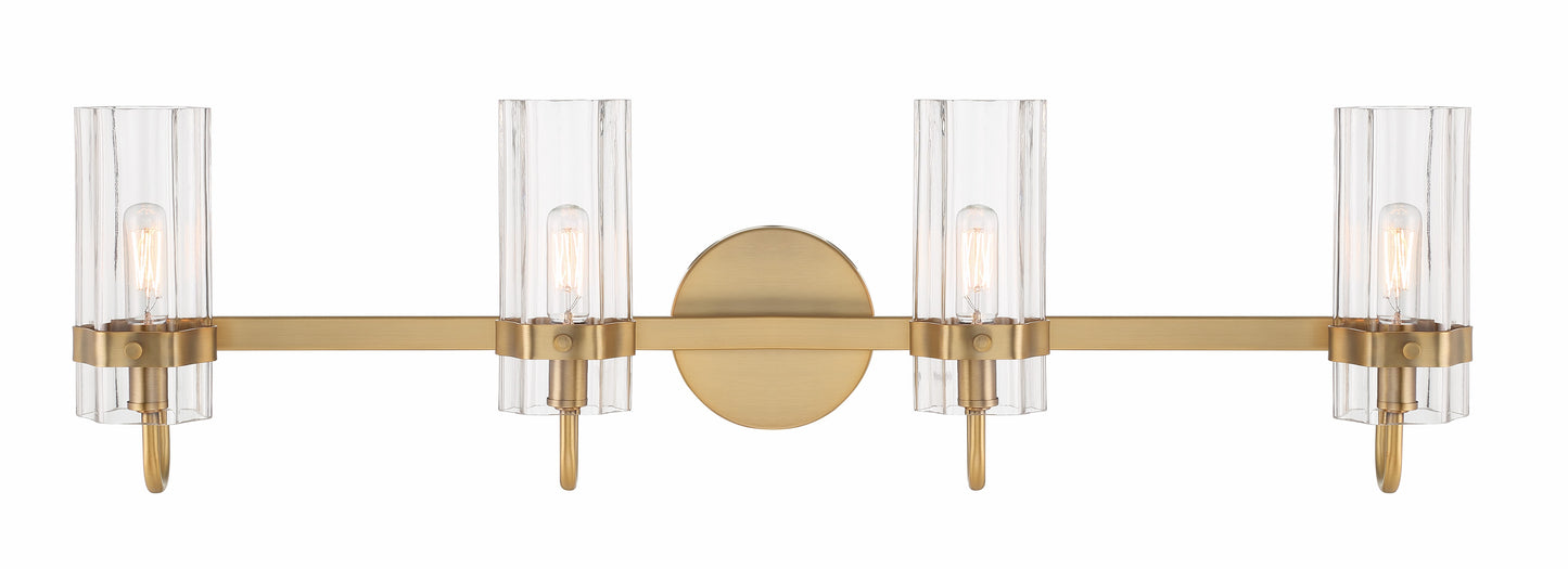 Tiffany Brass Vanity Light
