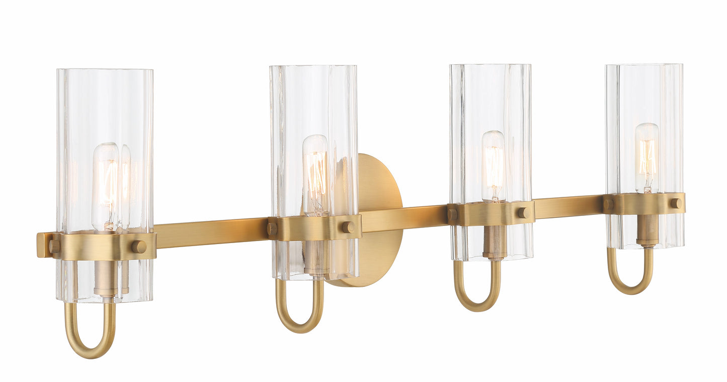 Tiffany Brass Vanity Light