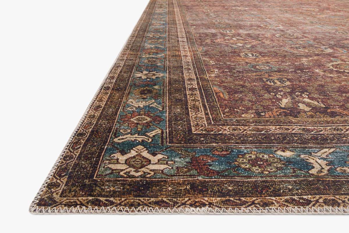 Layla Brick Blue Rug