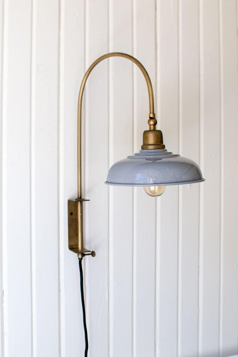 Arched Brass Wall Light