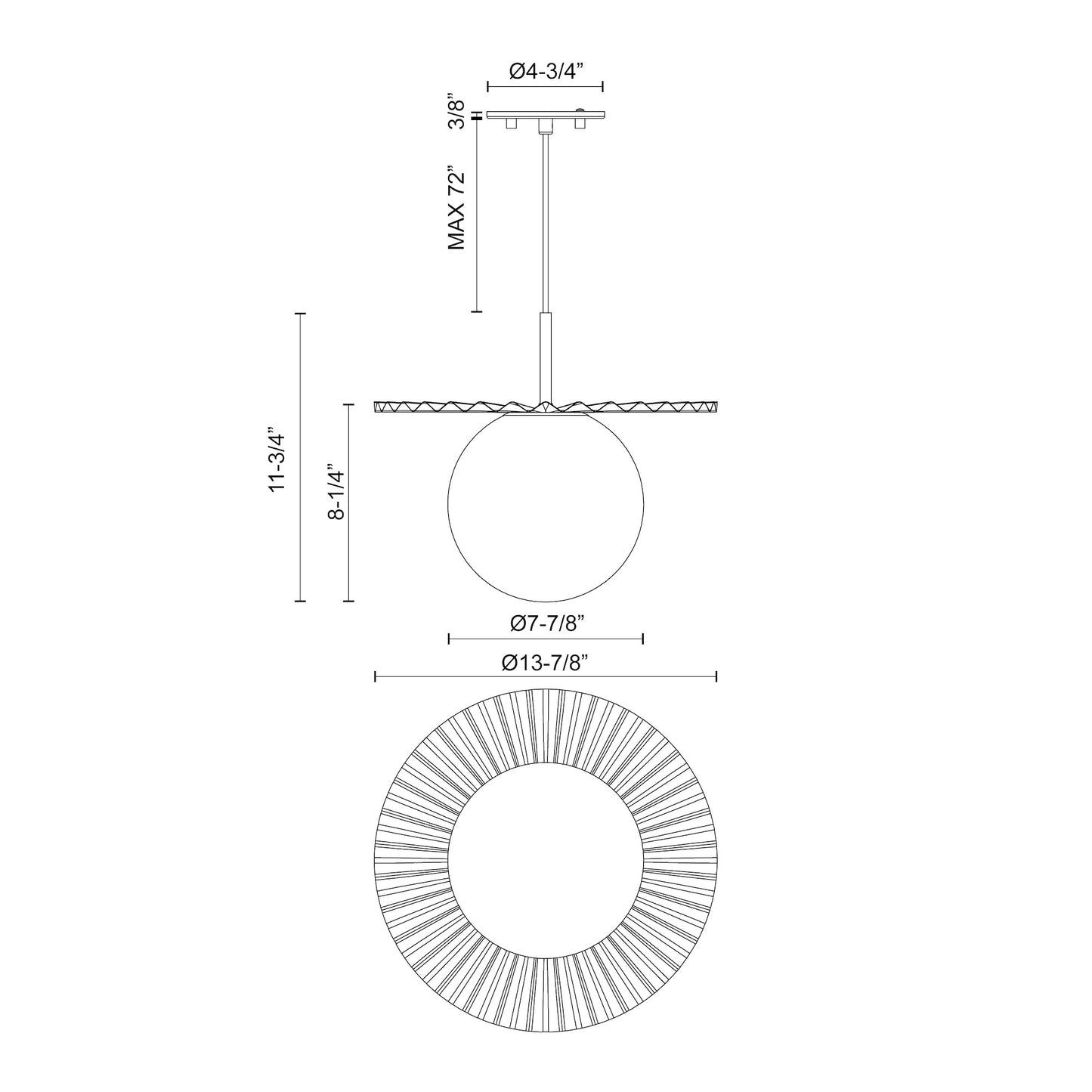 Plume Pendant