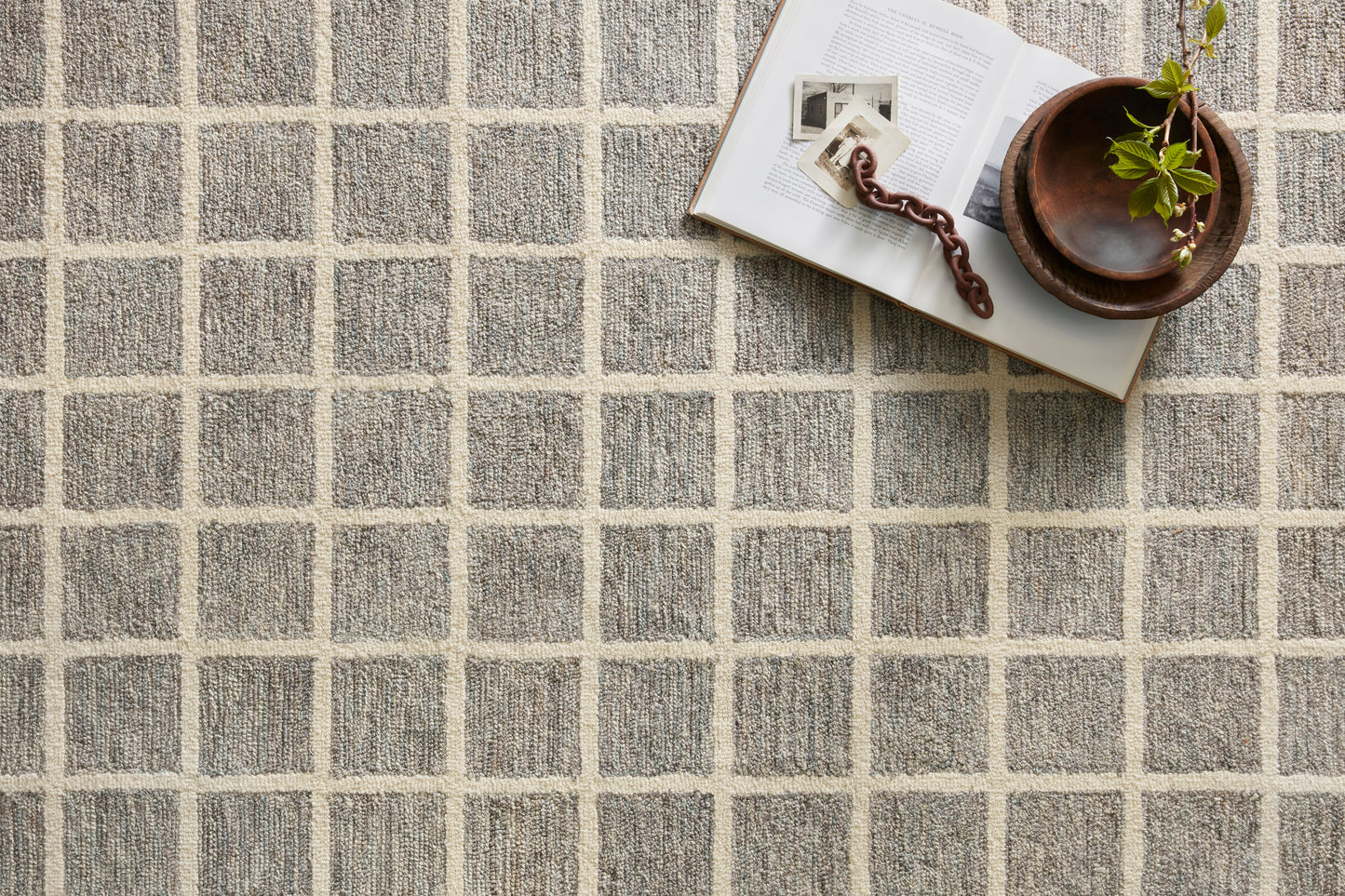 Polly Slate and Ivory Rug