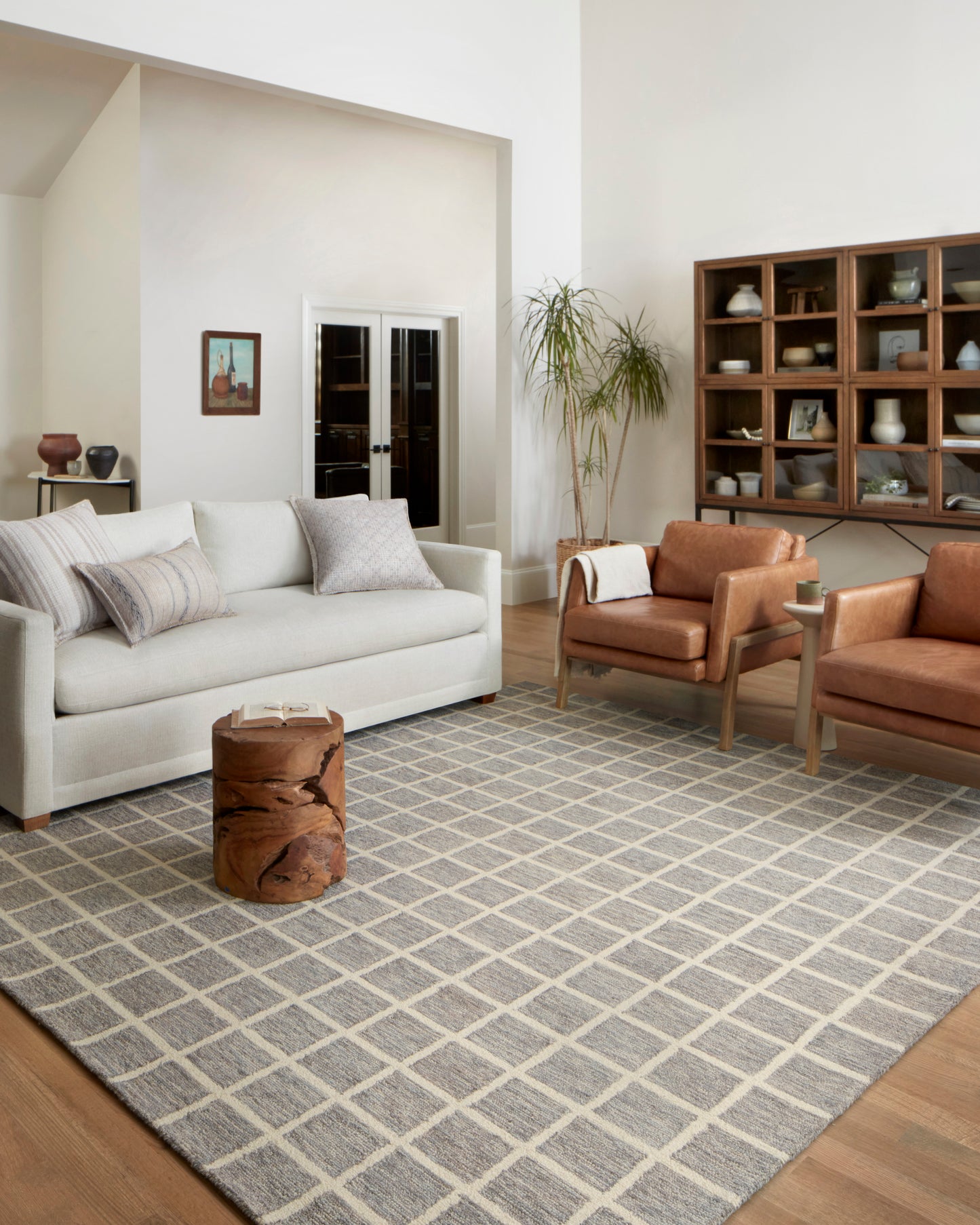 Polly Slate and Ivory Rug