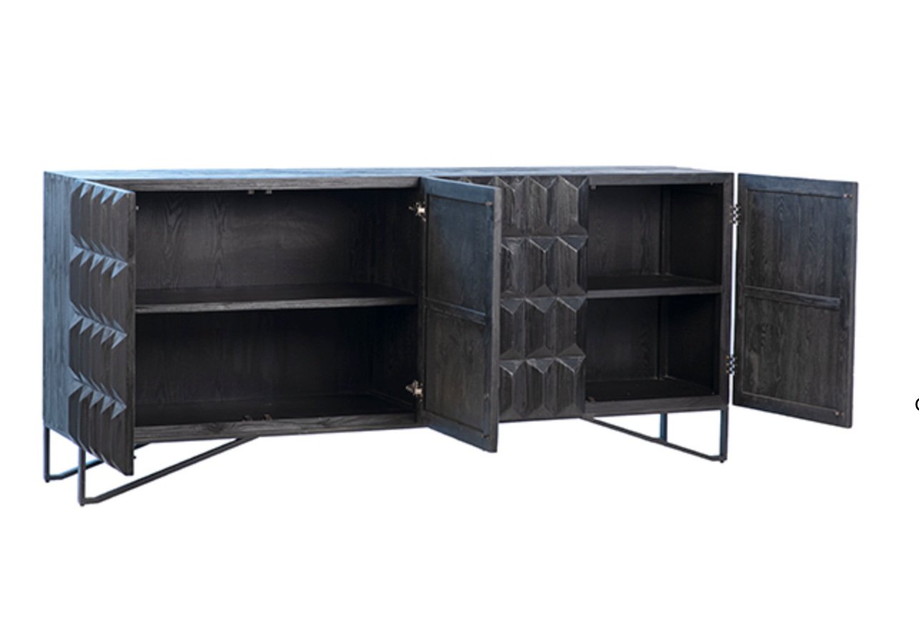 Monte 4 Door Sideboard