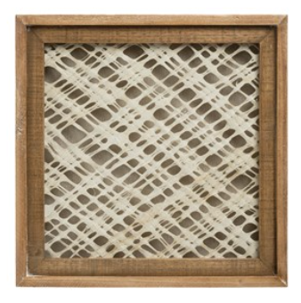 Small Square Framed Paper Wall Decor