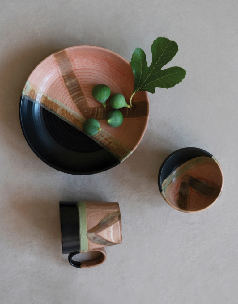 Lula Hand-Painted Stoneware Mug