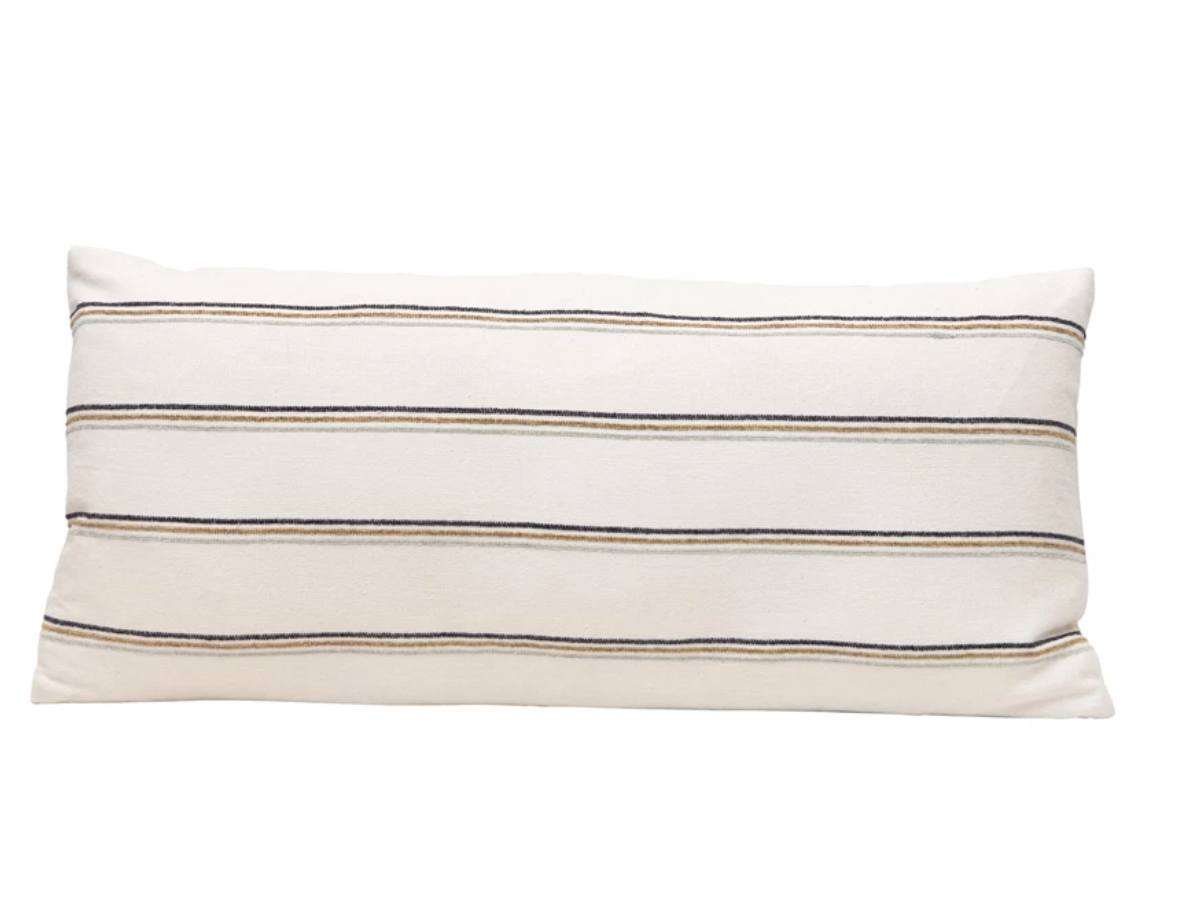 Kenna Woven Lumbar Pillow