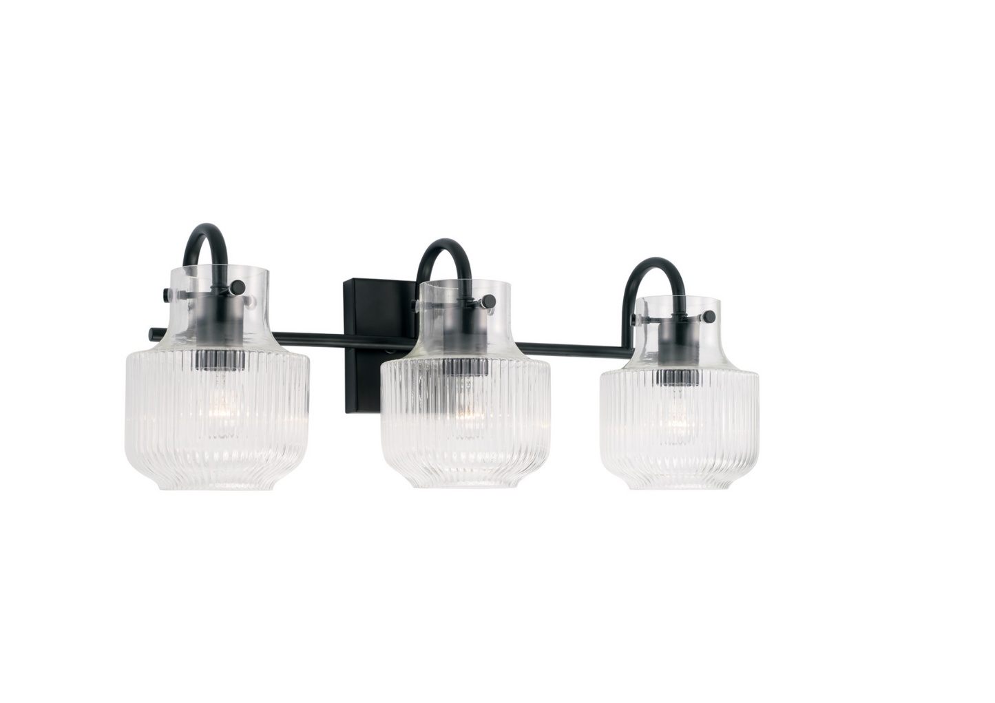 Dylan Black Vanity Light