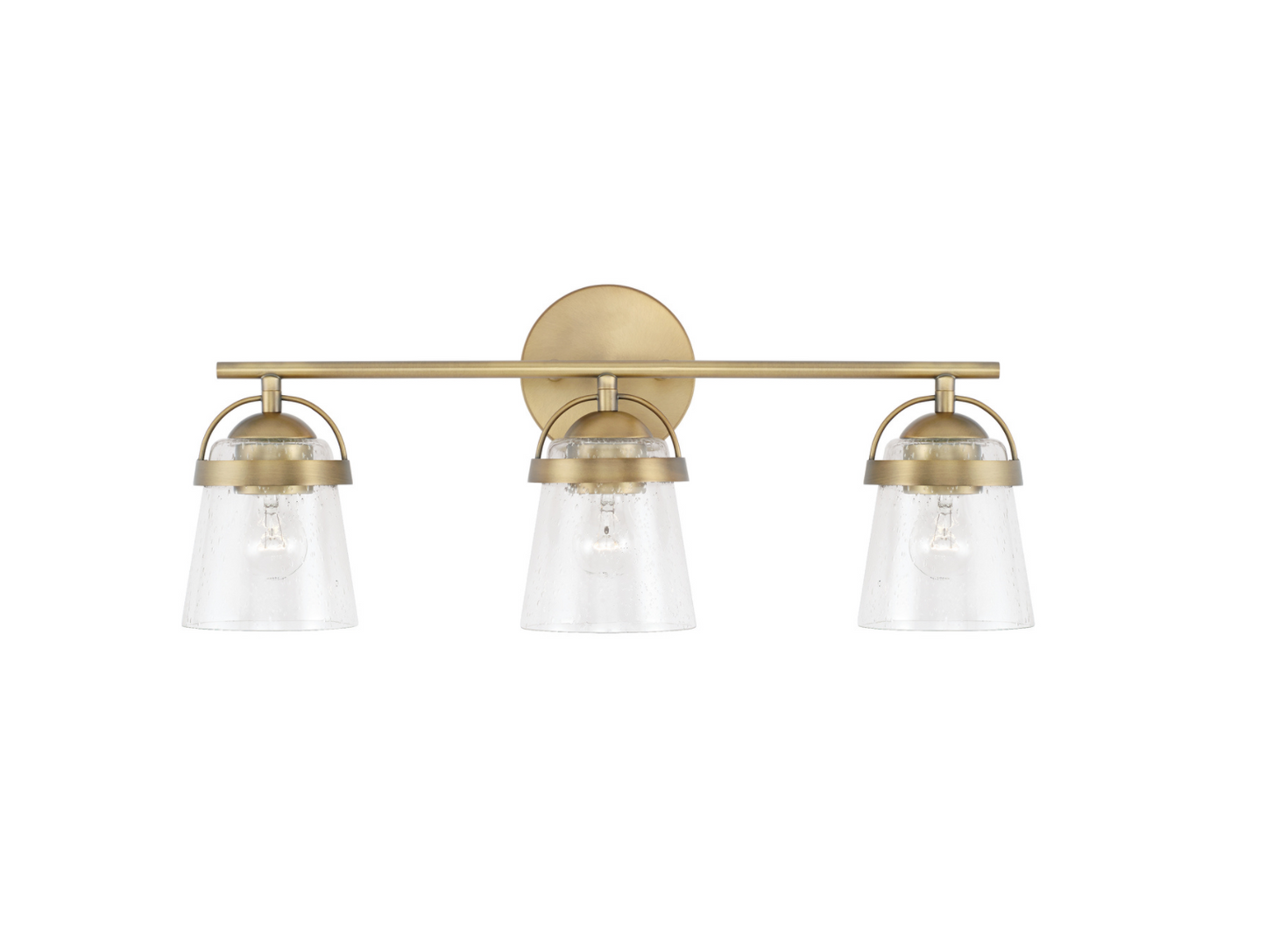 Mila Aged Brass Vanity Light