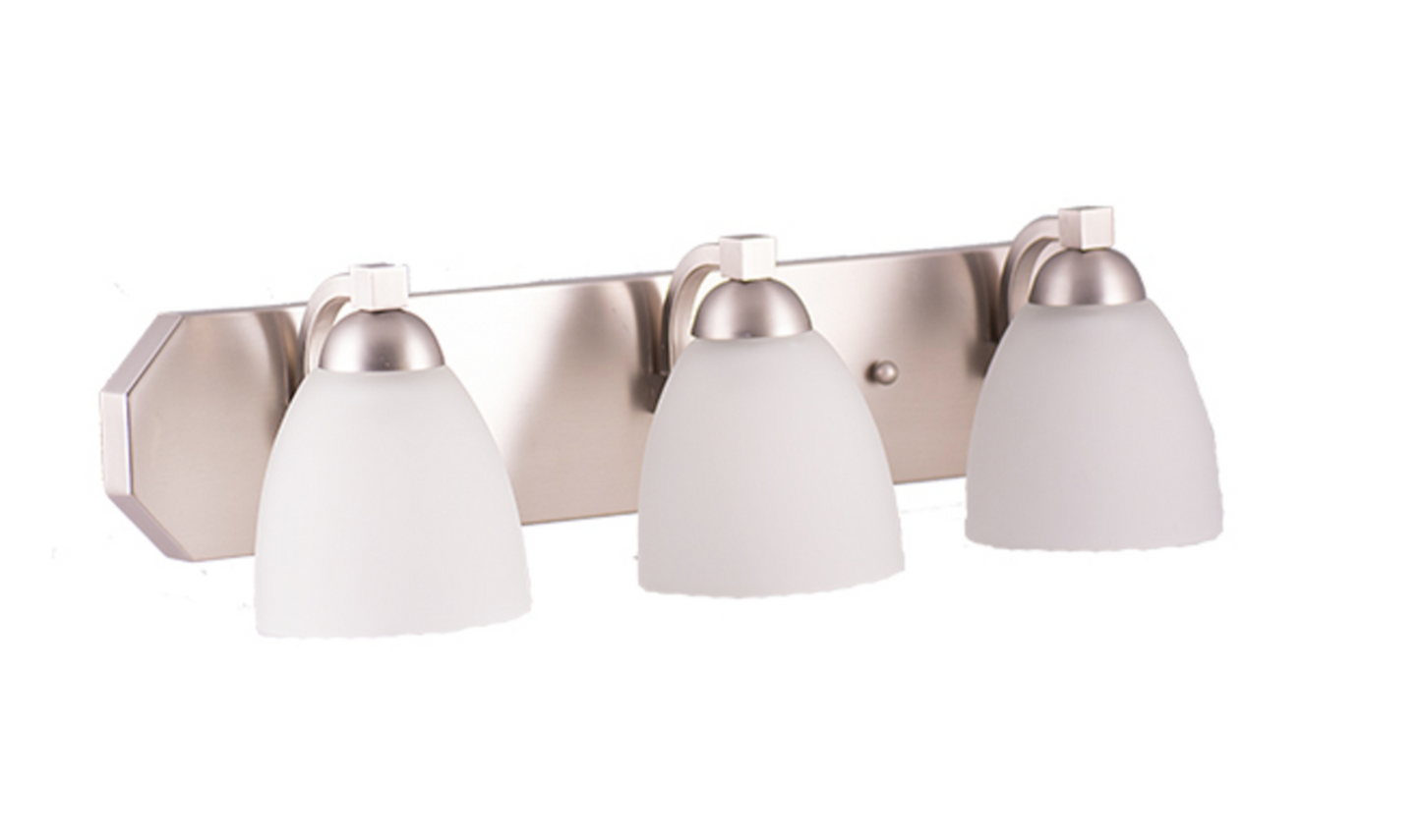 Victoria Brushed Nickel Vanity Light