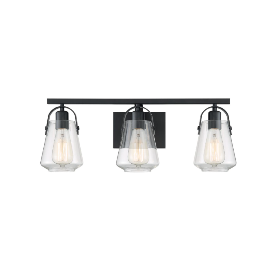 Skye Matte Black Vanity Light