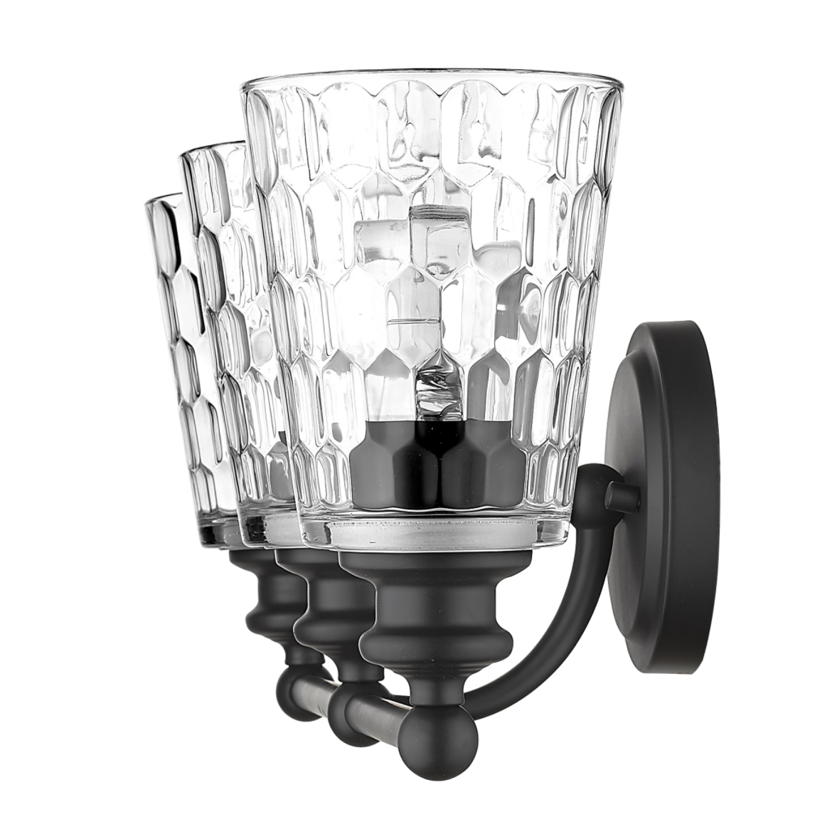 Mallie Black Vanity Light