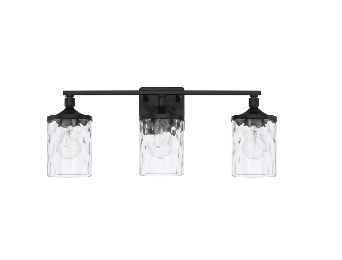 Colt Matte Black Vanity Light