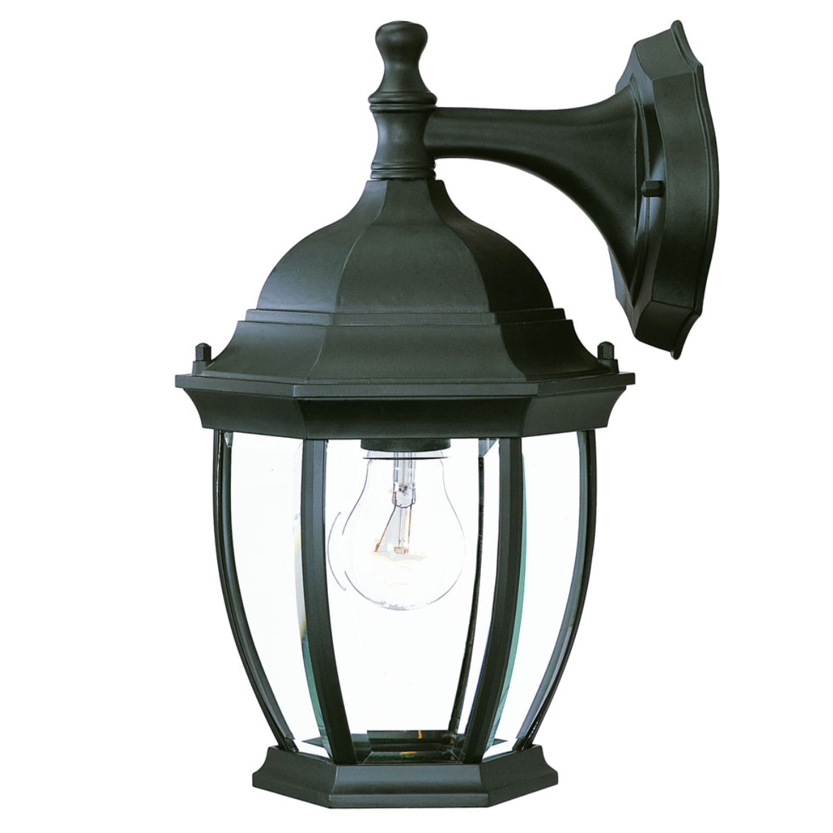 Micah Outdoor Matte Black Wall Sconce
