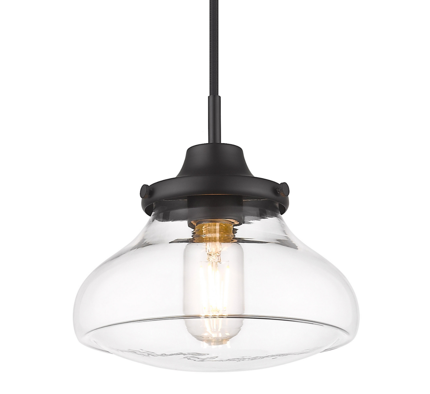 Caspian Matte Black Pendant