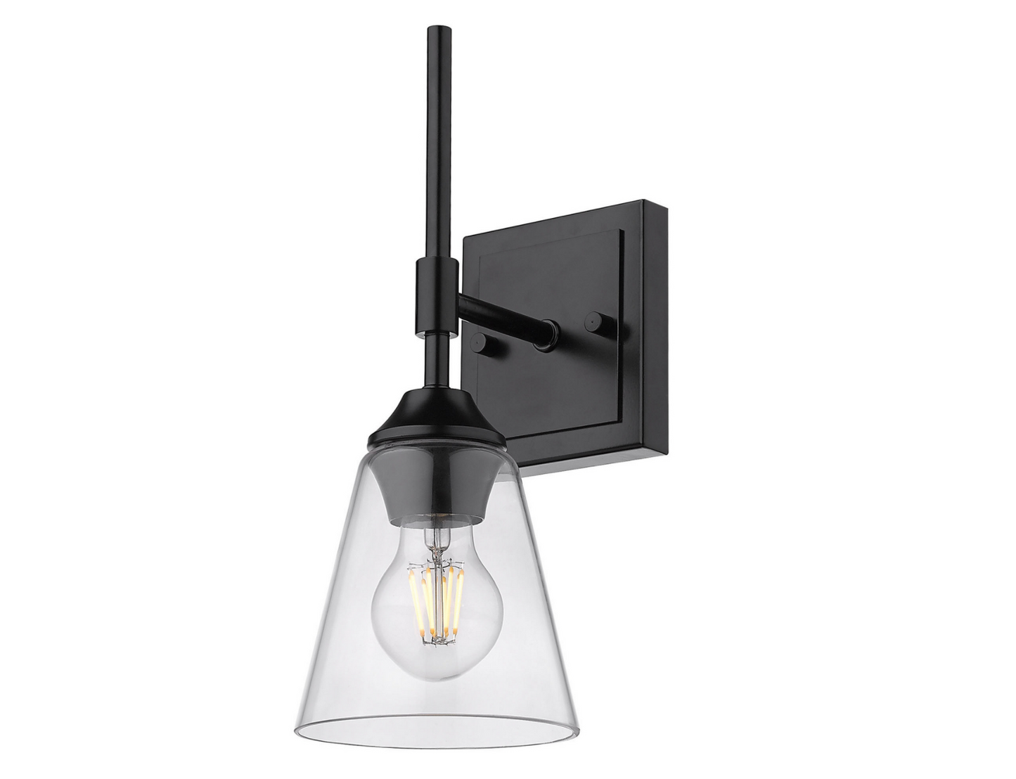 Ozzie Matte Black Wall Sconce