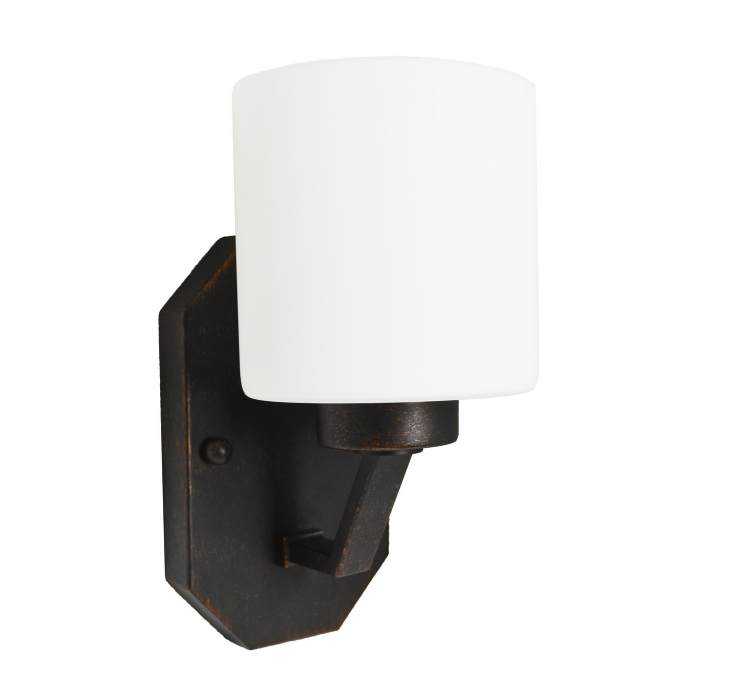 Piper White Glass Wall Sconce
